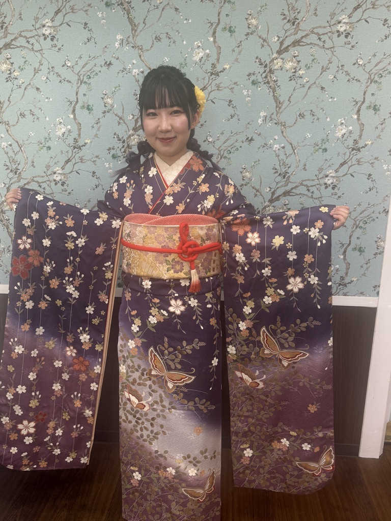 成人式の着付け