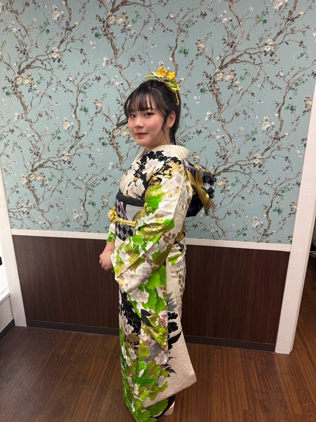 成人式の着付け